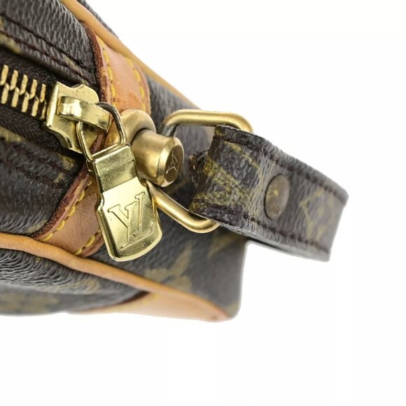 LOUIS VUITTON Marly Dragonne GM Clutch Hand Bag Monogram Brown - Picture 5 of 16